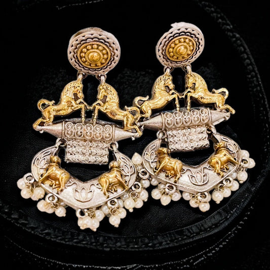 Pakiza Silver Replica Earring