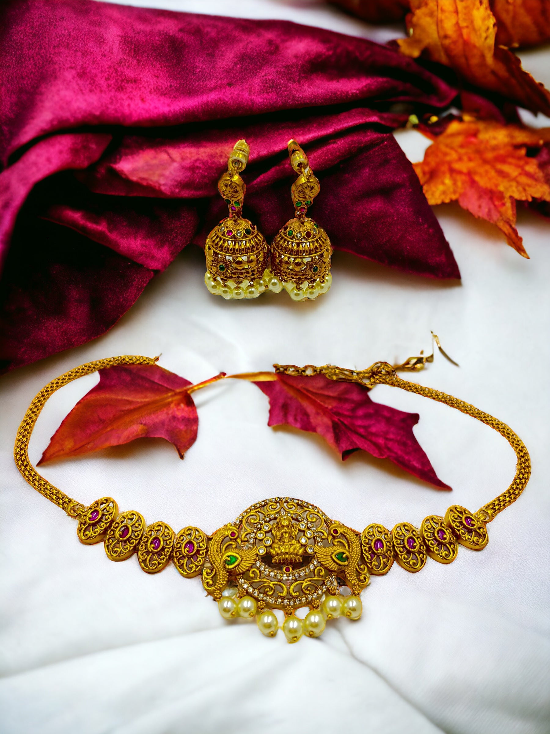 Temple Choker Set - Anti-tarnish Premium Gold Plated Set